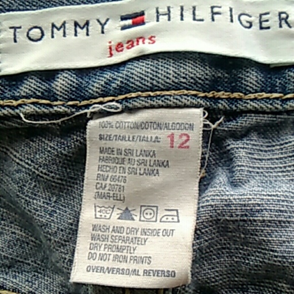 Pre-owned Tommy Hillfiger Flag Pocket Blue Jeans - Picture 7 of 7